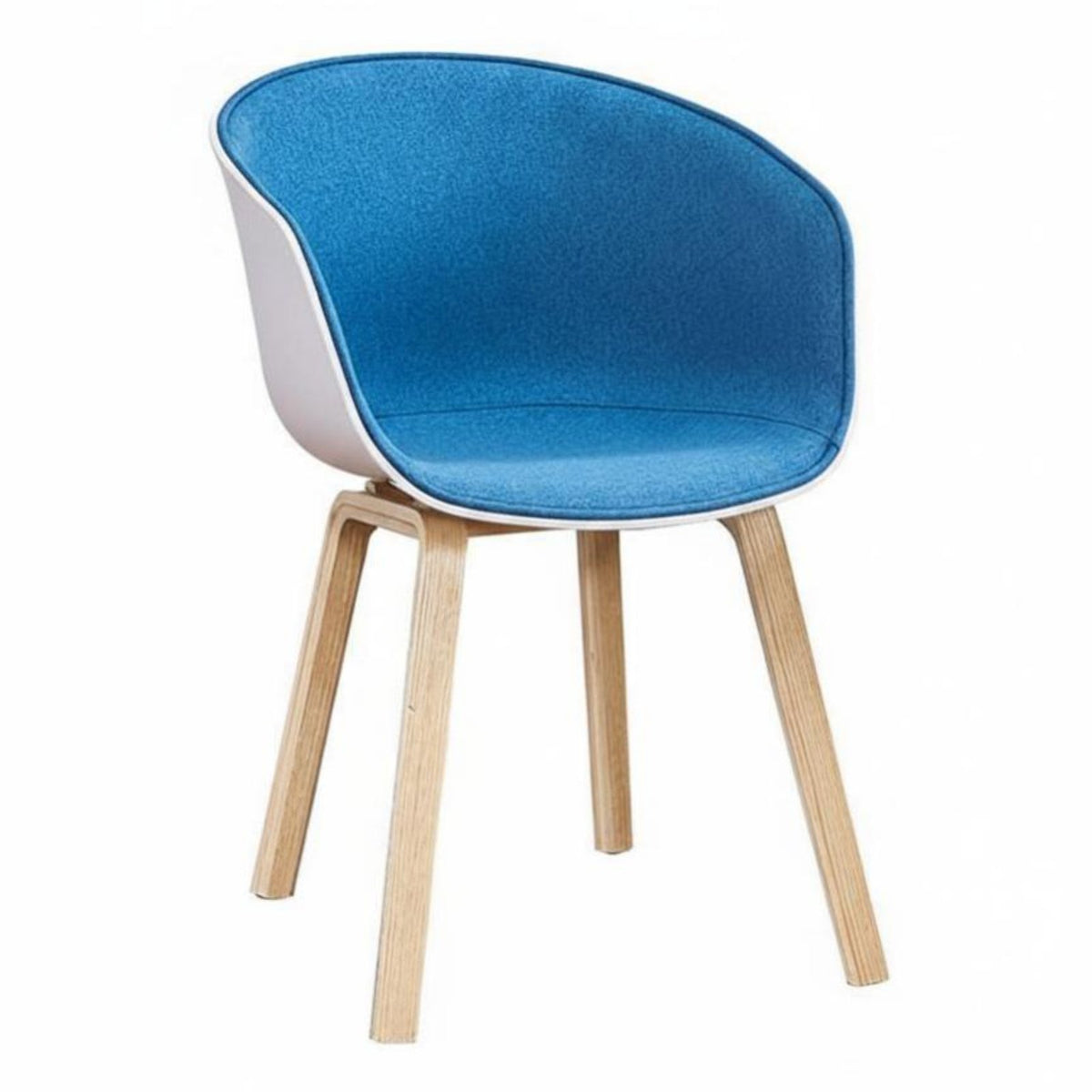 Modern Design Single Cushisingled Seat Soft Upholstery Upholstered Shell Chair Curved Backrest Seating Furniture Thickly Padded for Business Owners, Interior Designers, Dining Room, Reception Area, Kitchen, Bedroom