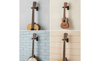 Guitar Wall Mount Hanger Self Locking Guitar Wall Hanger Sturdy for Guitarists, Instrumentalists, Home Studio, Music Room
