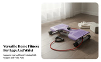 Calorie-Burning Calorie-Torching Waist Rotator Machine Non-Slip Footplates Silent Waist Exercise Board Full-Body Toning for Home Use, Office