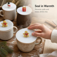 Universal Silicone Mug Lid with Dustproof Seal and Heat Resistance