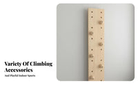Childrens Indoor Climbing Wall Develops Motor Skills Kindergarten Climbing Board Modular Structured Panel Mounted Playset for Children, Young Children