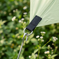 Triangle Shade Sail 4x4x4m, Army Green Waterproof Shade Tarp with Silver Coating, Sun Protection Sail for Garden Patio Outdoor