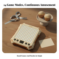 Two-Player Mode AI Master Chessboard Develops Logical Thinking Electronic Chess Board Move Guide Pieces for Children, Beginners, Travel