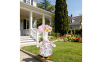 Complete Accessories Floral Goose Shirt Reusable Porch Goose Costume Fade-Resistant Yard Decor