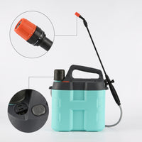 Portable Sprayer with Shoulder Strap Cordless Sprayer with Spraying Rod Adjustable for Gardeners, Homeowners, Yard, Greenhouse