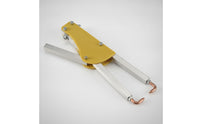 Handheld Pointjoining Butt Clamp Compact Joining Clamp with Copper Tips Precision Clamps Pivoting for Welders, DIYers, Metal Fabrication, Workshop