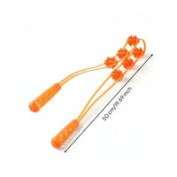Pull Rope Manual Massage Roller Rope Ergonomic Design Personal Care Appliance for Home, Office