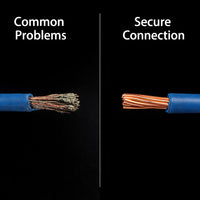 6.3mm Automotive Connector Kit Anti-Oxidation Terminals 6.3mm Terminal Connector Kit High Precision Brass Multi-Pin Wire Harness Plug for Car Wiring