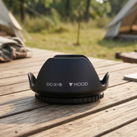 Blocks Stray Light Lotus Lens Hood Reduces Flare Petal Lens Hood Safeguarding Sun Shade Matte for Photographers