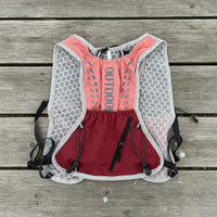 Breathable Mesh Hydration Running Vest Sweat-Wicking Long-Distance Hydration Vest Adjustable Fit 5L Trail Running Pack Multi-Pocket Design for Runners, Cyclists, Marathoners, Hiking