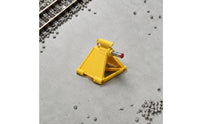HO Scale Model Track Stop 1:87 Track End Bumper Stop Colorful Railway Accessory Smooth for Collectors