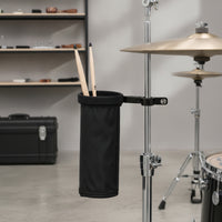 Quick-Access Drumstick Holder with Clamp Rigid Drumstick Bag with Clamp Hassle-Effortless Drum Mallet Holder Slim for Drummers, Percussionists, Stage, Rehearsal Room, Gig Rigs