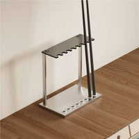 Acrylic Pool Cue Rack Floor Standing Sports Storage Stable for Game Room