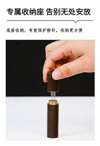 Coffee Distribution Needle with Wooden Handle