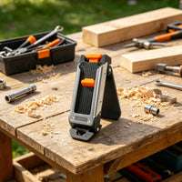 Stainless Steel Quick-Clamp Tool Hanger Reinforced Nylon Waist Belt Tool Hanger Fits up to 2.7 Inch Belts Work Gear Foldable