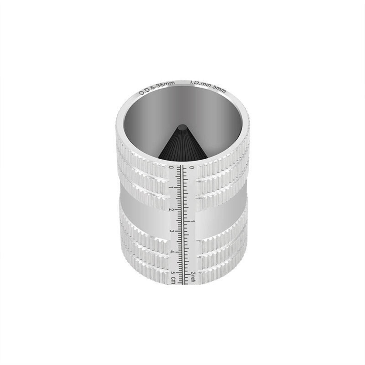 tube Deburring Tool Knurled tube Deburring Tool with Measuring Scale Compact   for Plumbers