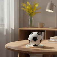 Sporty Soccer Ball Money Bank Decorative Soccer Piggy Bank Large Round for Children, Adults, Bedroom, Desk, Shelf