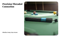 Carbon Fiber Cue Extender Quick Attach Carbon Fiber Pool Cue Extender Pool Stick Extension Lightweight Billiards Accessory