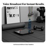 Voice Talking Scale High Exact Digital Physical Scale Weighing Machine Large Surface Health Monitor Sturdy Reinforced Glass