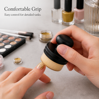 Large Foundation Nail Dust Cleaning Brush with Handle