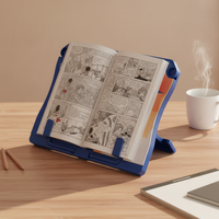 Cartoon Adjustable Book Stand for Reading, Portable Music Score and Textbook Holder