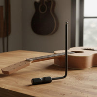 Sturdy Steel Guitar Support Rod Wrench Ergonomic Handle Guitar Support Rod Adjustment Wrench L-Shape Neck Adjustment Tool