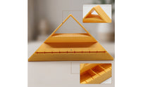 45-Degree Edge Trimming Tool Triangular 45-Degree Cutting Tool Easy to Use Edge Trimmer for Woodworkers, Crafters, Carpentry, Crafting, Workshop