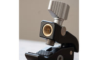 360-Degree Rotating C-Clamp with Ball Head Multi-Functional Versatile Arm Bracket Adjustable Clamp Mount with Thread Adapters Stable for Photographers, Videographers, Streamers, Desk, Studio, Rigging Setups