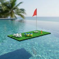 Buoyant Putting Surface Outdoor Water Practice Green Simulated Golf Putting Mat for Beginners, Pool, Backyard