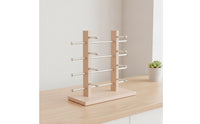 Eyeglass Display Rack Countertop Sunglass Display Rack Wooden Sunglass Holder Stand for Retailers, Collectors, Optical Shops, Countertops, Salons
