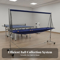 Table Tennis Ball Collection Net Sturdy Construction Table Tennis Ball Collect Net Stable Frame Athletic Gear for Instructor Es, Indoor, Game Rooms