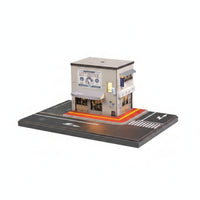 Izakaya Model with Light Lighted Street Corner Diorama Retro Street Store Diorama for Hobbyists