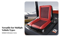 Ice Silk Material Forklift Seat Cushion All-Season Universal Tractor Seat Cushion Breathable for Farmers