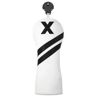 Golf Club Head Cover Embroidered Golf Club Cover with Velvet Velvet-Lined Headcover Elastic Safeguarding for Golfers