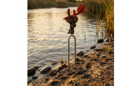 Tightening Knob Adjustable Fishing Rod Bracket Automatic Release Self-Locking Rod Clamp Metal and Plastic Fishing Pole Holder