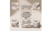 Multi-Layer Breadworm Breeding Box Ventilated Mealworm Breeding Box Compact Small for Desktop, Bedroom