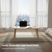 Foldable Coffee Table Space-Saving Foldable Floor Desk Multi-Functional Household Furniture for Students, Families, Bay Window, Bedroom, Small Areas