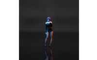 1/64 Scale Female Miniature Figure Detailed Short Haired Lady Figure Lifelike Female Figurine Collectible for Collectors