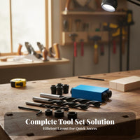 14 Pieces Precise Drilling 15 Degree Angle Drill Guide Portable 15 Degree Joint Angle Tool High Precision for Woodworkers, Furniture Making