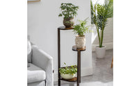 Natural Bamboo Plant Stand Indoor Tiered Plant Stand Outdoor Furniture Space-Saving for Living Room