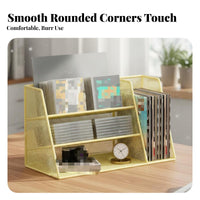Vinyl Storage Rack Easy Reach Accessible Design CD Storage Shelf