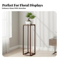 Floor-Standing Chinese design plant Pedestal Elegant artistic Plant Display adaptable Use Indoor Furniture craftsmanal for Home Decorators, home residents, Cultural lovers, Living Room, Bedroom, Entryway, Office