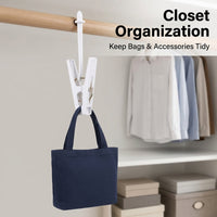 Bedroom and Closet Multi-Purpose Hooks with Secure Design, Heavy Duty S for Home Use, 6 Pieces Shape Hanging for Kitchen