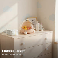 Portable infant Supply container Lightweight Nursery Organizer long-lasting for Newborns