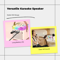 Karaoke mic with stereo speaker