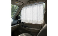 Lace Car Window Curtain Sun Protection Double Layer Car Heat Insulation Automotive Interior Accessory for Infants, Travel