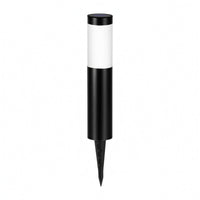 Cylindrical Solar Garden Stake Light Smooth Stake Solar Garden Light Modern Round Top
