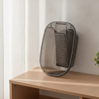 Transparent Wash Basin with Scrubbing Board Rigid Laundry Basin with Washboard Low-Height Washbasin Long-Lasting for Students, Dorm, Apartment, Balcony