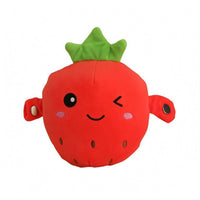 Interactive Fruit Stuffed Toy Fuzzy Music Beat Stuffed Toy Cartoon Face Soft Feel