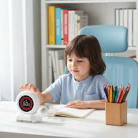 Visual Display Snail Shaped Timer Silent Mode Cartoon Learning Clock Easy Rotary Control Kids Countdown Timer Soft Night Light for Students, Studying, Homework, Classroom